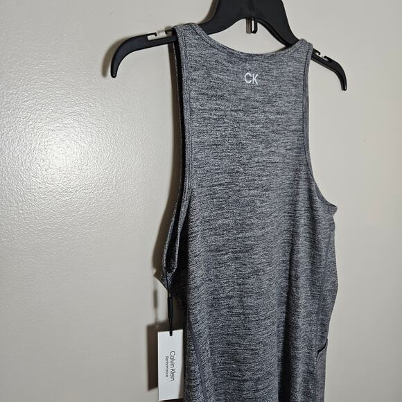 NWT Calvin Klein Active Athletic Performance Tank Dress in Gray Sz Medium - Picture 8 of 12